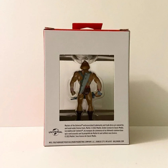 2022 Hallmark Christmas Ornament Masters of the Universe He-man MOTU  New - Picture 3 of 7